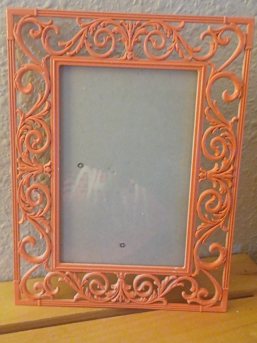 Ornate Coral Photo Frame - Decorative Home Accent